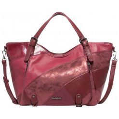 Desigual Torebka Damska Burgund Priya Rotterdam. Torebki klasyczne marki Desigual. W wyprzedaży za 335.00 zł.