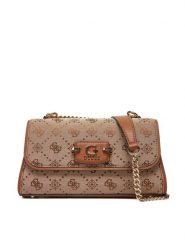 Guess Torebka HWJP96 54210 Beżowy. Brązowe torebki klasyczne Guess, z aplikacjami, z materiału, bez dodatków. Za 519.99 zł.