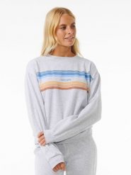 Rip Curl Bluza w kolorze szarym rozmiar: L. Szare bluzy Rip Curl, l, bez wzorów, bez ramiączek, bez kaptura. Za 114.71 zł.