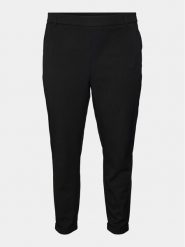 Vero Moda Curve Chinosy Maya 10246292 Czarny Regular Fit. Czarne chinosy Vero Moda Curve, bez wzorów, z syntetyku. Za 99.99 zł.