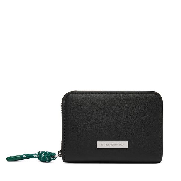 Portfel KARL LAGERFELD. Czarne portfele KARL LAGERFELD, bez wzorów. Za 277.99 zł.