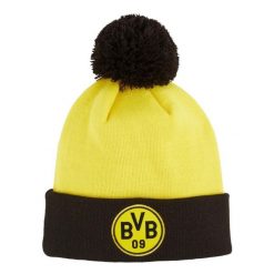 Puma Czapka Bvb Ess Pom Pom 02555201. Żółte czapki zimowe Puma, bez wzorów. Za 85.99 zł.