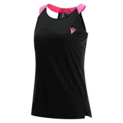 Damski tank top Macron padel printed. Czerwone topy Macron, bez wzorów, sportowe, bez kołnierzyka, bez ramiączek. Za 241.00 zł.