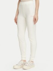 Guess Spodnie dresowe O6BB02 Z1149 Kremowy Regular Fit. Białe spodnie dresowe Guess, z aplikacjami, z dresówki. Za 264.99 zł.