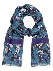 More & More Szal w kolorze niebieskim rozmiar: onesize. Niebieskie szaliki i kominy More & More, bez wzorów. Za 39.99 zł.