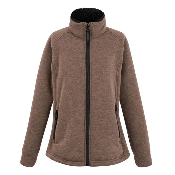 Damska Bluza Polarowa Emilde Z Pełnym Zamkiem Błyskawicznym. Brązowe bluzy bez kaptura Regatta, na zimę, xl, bez wzorów, z dzianiny, bez kaptura, na golfa. Za 106.99 zł.