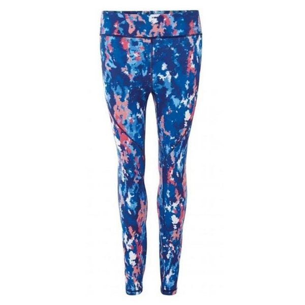 Legginsy Damskie Iasmina. Niebieskie legginsy Kappa, bez wzorów, z elastanu. Za 162.99 zł.