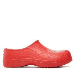 Klapki Dry Walker. Czerwone klapki Dry Walker, bez wzorów, bez obcasa, bez zapięcia. Za 59.99 zł.