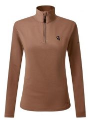 Dare 2b Koszulka narciarska "Lowline II" w kolorze jasnobrązowym rozmiar: 38. Brązowe t-shirty sportowe Dare 2b, bez wzorów, z materiału, bez ramiączek, narciarskie. Za 104.64 zł.