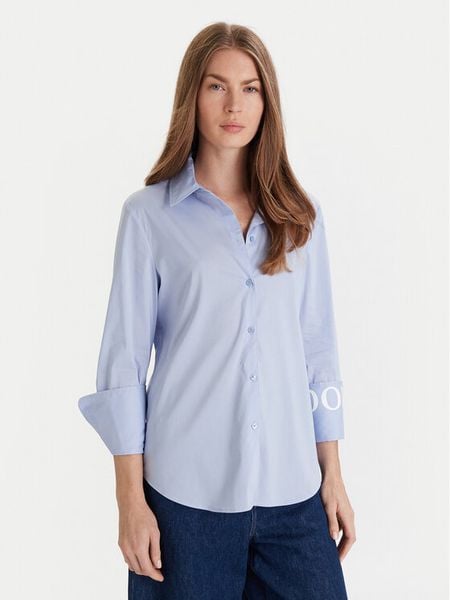 JOOP! Koszula 58 253B58Belli 30047553 Błękitny Slim Fit. Niebieskie koszule Joop!, bez wzorów, z bawełny, bez kołnierzyka, bez ramiączek. Za 529.99 zł.