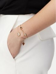 Guess Bransoletka JUBN05 249JW Złoty. Żółte bransoletki Guess, metalowe. Za 219.99 zł.