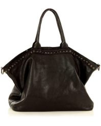 Shopperka czarna Marco Mazzini v95a. Czarne shopper bag MARCO MAZZINI, bez wzorów, z jeansu, biznesowe, na ramię, duże, bez dodatków. Za 599.00 zł.
