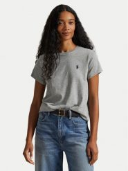 Polo Ralph Lauren T-Shirt 211B14605030 Szary Regular Fit. Szare t-shirty Polo Ralph Lauren, l, bez wzorów, bez kołnierzyka, bez ramiączek. Za 399.99 zł.