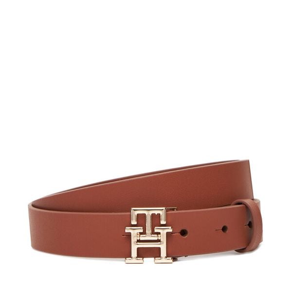 Pasek Damski Tommy Hilfiger. Brązowe paski Tommy Hilfiger, bez wzorów. Za 179.99 zł.