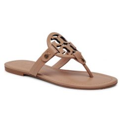 Japonki Tory Burch. Brązowe japonki Tory Burch, bez wzorów. Za 899.99 zł.