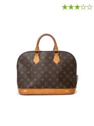 Louis Vuitton Torebka "Alma" w kolorze brązowym - 29 x 23 x 15 cm rozmiar: onesize. Brązowe torebki klasyczne Louis Vuitton, bez wzorów, z materiału, bez dodatków. Za 3,601.99 zł.