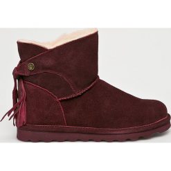 Bearpaw - Śniegowce. Brązowe śniegowce Bearpaw, z materiału. W wyprzedaży za 369.90 zł.