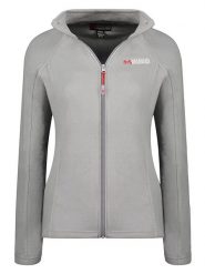 Maison Montaigne Kurtka polarowa "Tumai" w kolorze szarym rozmiar: M. Szare kurtki Maison Montaigne, m, bez wzorów, z polaru, bez kaptura. Za 43.99 zł.