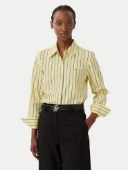 Tommy Hilfiger Koszula Summer WW0WW51155 Żółty Regular Fit. Żółte koszule Tommy Hilfiger, bez wzorów, z bawełny, bez kołnierzyka, bez ramiączek. Za 369.99 zł.