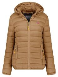 Geographical Norway Kurtka pikowana "Atikolor" w kolorze szarobrązowym rozmiar: XXL. Brązowe kurtki Geographical Norway, xxl, bez wzorów, bez kaptura. Za 187.96 zł.