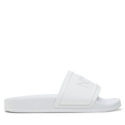 Klapki N°21. Białe klapki bez wzorów, bez obcasa, bez zapięcia. Za 499.99 zł.