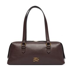 Torebka KARL LAGERFELD. Brązowe torebki klasyczne KARL LAGERFELD, bez wzorów, klasyczne, bez dodatków. Za 1,499.00 zł.
