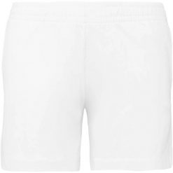 Krótkie spodenki damskie Jersey Proact Sport. Czerwone szorty sportowe PROACTION, bez wzorów, z bawełny. Za 89.00 zł.