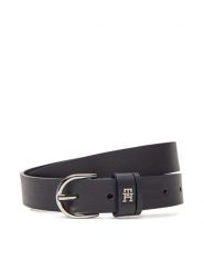 Tommy Hilfiger Pasek Damski Essential Effortless 2.5 Sv AW0AW17279 Granatowy. Niebieskie paski Tommy Hilfiger, bez wzorów, ze skóry. Za 219.99 zł.