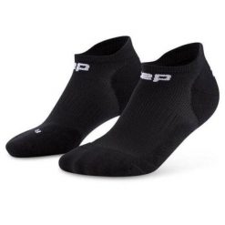 Damskie skarpety kompresyjne do biegania stopki sportowe Core Run. Czarne skarpetki CEP, bez wzorów, z elastanu. Za 69.00 zł.