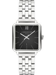 Liebeskind Zegarek kwarcowy w kolorze srebrno-czarnym rozmiar: onesize. Szare, analogowe zegarki Liebeskind, ze stali. Za 325.79 zł.