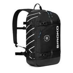 Kompaktowy plecak do sportów zimowych 18L Sporty zimowe Siroko Cove. Czarne plecaki SIROKO, bez wzorów, bez dodatków. Za 277.00 zł.