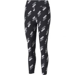Legginsy damskie Puma POWER AOP 7/8. Czarne legginsy Puma, bez wzorów. Za 89.99 zł.