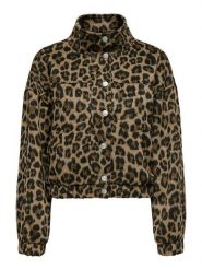 ONLY Kurtka polarowa w kolorze jasnobrązowo-czarnym rozmiar: XL. Brązowe kurtki ONLY, xl, bez wzorów, z polaru, bez kaptura. Za 182.95 zł.