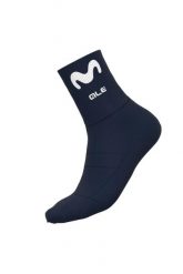 Skarpetki rowerowe Alé Cycling Pro Team Replica Movistar. Niebieskie skarpetki ALÉ CYCLING, bez wzorów, z elastanu. Za 62.99 zł.