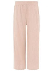 Zwillingsherz Muślinowe spodnie w kolorze beżowym rozmiar: onesize. Brązowe spodnie materiałowe Zwillingsherz, bez wzorów, z bawełny. Za 88.23 zł.