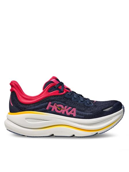 Hoka Buty do biegania Bondi 9 1162012 Granatowy. Niebieskie buty do biegania HOKA, bez wzorów, z materiału, bez zapięcia, do biegania. Za 499.99 zł.