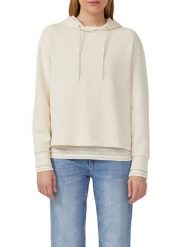 S.Oliver Bluza w kolorze kremowym rozmiar: 34. Brązowe bluzy z kapturem S.Oliver, s, bez wzorów, z kapturem. Za 159.95 zł.