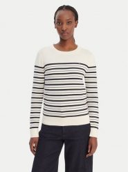 Tommy Hilfiger Sweter WW0WW44984 Beżowy Regular Fit. Brązowe swetry Tommy Hilfiger, m, bez wzorów, z syntetyku, bez ramiączek. Za 409.99 zł.