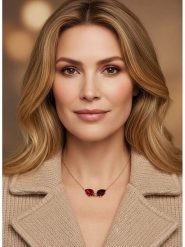 Otazu Pozłacany naszyjnik z kryształami Swarovski - dł. 42 cm rozmiar: onesize. Czerwone naszyjniki Otazu, z materiału, z kryształem, pozłacane. Za 82.99 zł.