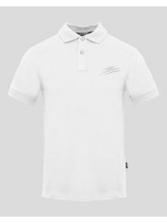 Plein Sport Koszulka polo w kolorze białym rozmiar: M. Białe t-shirty sportowe Plein Sport, m, bez wzorów, bez ramiączek. Za 211.81 zł.