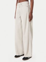 Adidas Jeansy KQ6470 Szary jasny Oversize. Szare jeansy adidas, bez wzorów, z bawełny. Za 479.99 zł.
