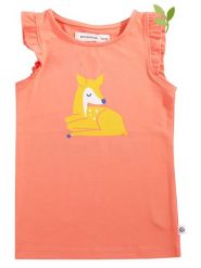ONNOLULU Top "Adeline Bambi" w kolorze pomarańczowym rozmiar: 110/116. Pomarańczowe topy ONNOLULU, bez wzorów, z bawełny, bez kołnierzyka, bez ramiączek. Za 57.33 zł.