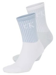 Calvin Klein Jeans Skarpety Kobiety niebieski|biały, 35-38. Białe skarpetki Calvin Klein Jeans, bez wzorów, z jeansu. Za 74.95 zł.