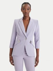 Elisabetta Franchi Marynarka GI-215-61E2-V590 Fioletowy Regular Fit. Fioletowe marynarki i żakiety Elisabetta Franchi, bez wzorów, z syntetyku, bez ramiączek. Za 2,509.00 zł.