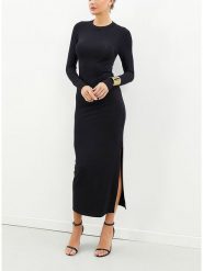 LA Angels Sukienka w kolorze czarnym rozmiar: M. Czarne sukienki LA Angels, m, bez wzorów, bez kołnierzyka, bez ramiączek, maxi. Za 126.99 zł.