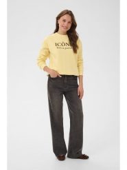 Kaffe Bluza w kolorze żółtym rozmiar: XXL. Żółte bluzy Kaffe, xxl, bez wzorów, bez kaptura. Za 219.95 zł.