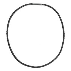 Rafaela Donata Skórzany naszyjnik Skóra naturalna czarny Naszyjniki 1 ct Damski. Czarne naszyjniki Rafaela Donata, z materiału, ze stali. Za 139.99 zł.