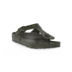 Japonki damskie Birkenstock Gizeh Eva. Brązowe japonki Birkenstock, bez wzorów, z materiału. Za 308.00 zł.