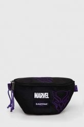 Eastpak nerka x Marvel kolor czarny. Czarne nerki i saszetki Eastpak, bez wzorów, bez dodatków. W wyprzedaży za 109.99 zł.