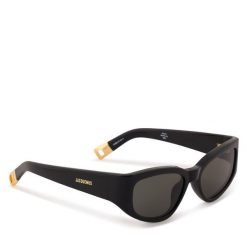 Okulary przeciwsłoneczne JACQUEMUS. Czarne okulary przeciwsłoneczne JACQUEMUS, bez wzorów. Za 1,119.00 zł.